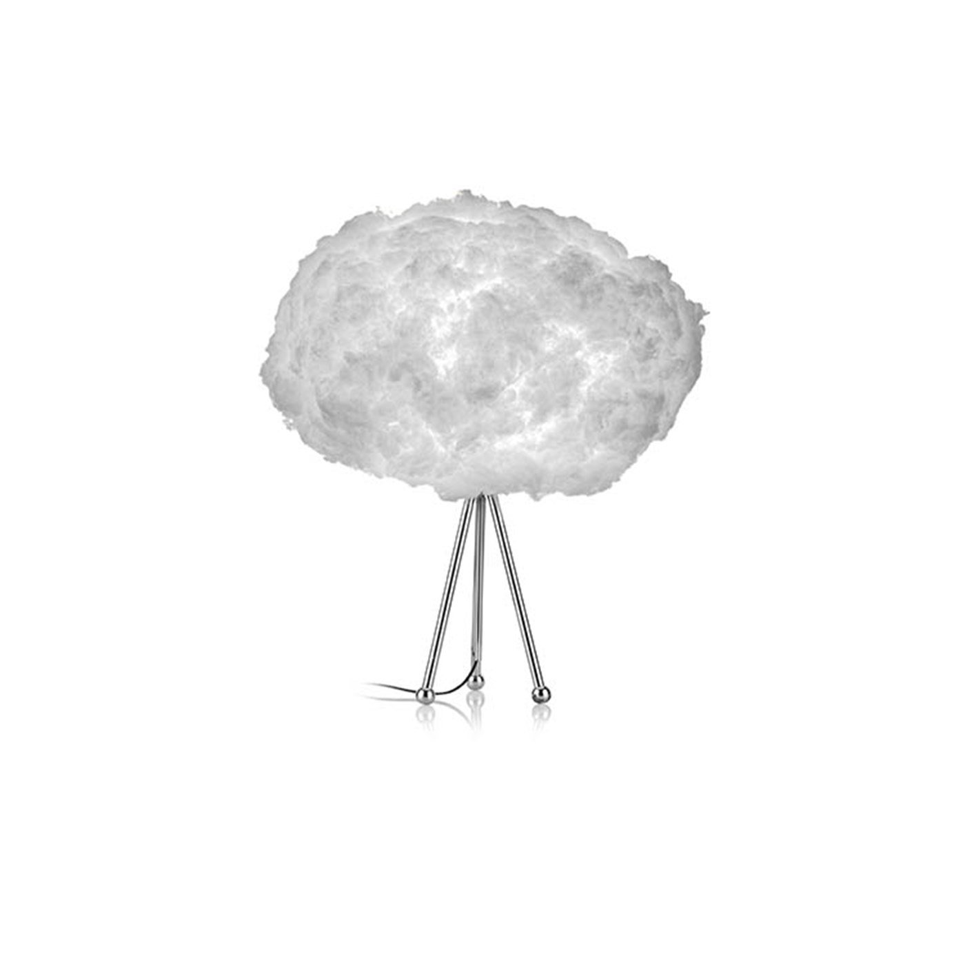 Bouffeecloud Bulut Tripod  Abajur Krom