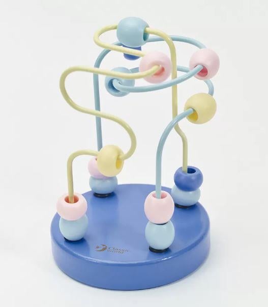 Classic World Ahşap Boncuklu Labirent - Mavi