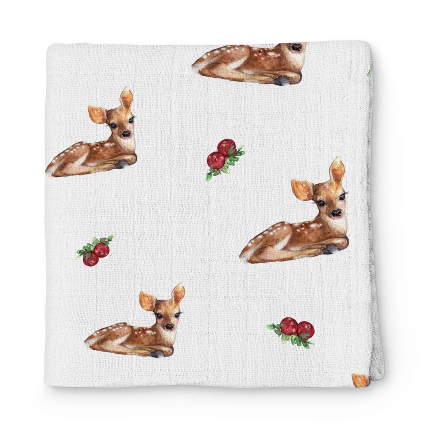 Deux Lapins Müslin Örtü 100X100 Ceylan