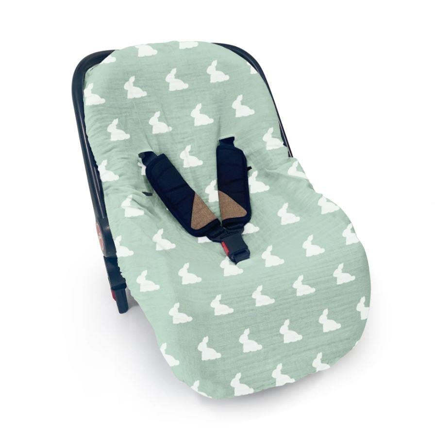 Deux Lapins Müslin Puset Kılıfı Matcha