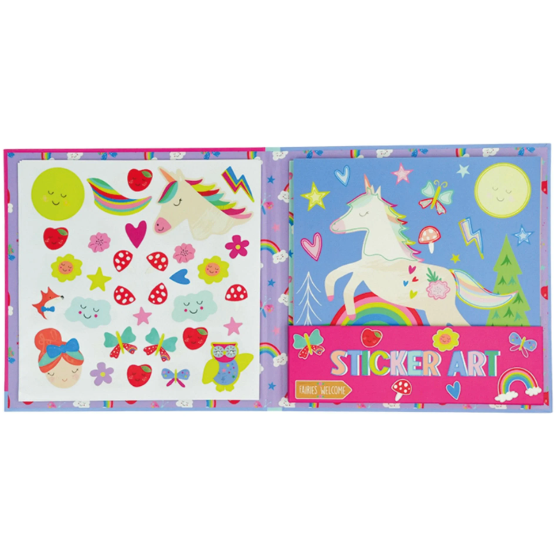 Floss & Rock Kokulu Sticker Aktivite Kitabı- Rainbow Fairy