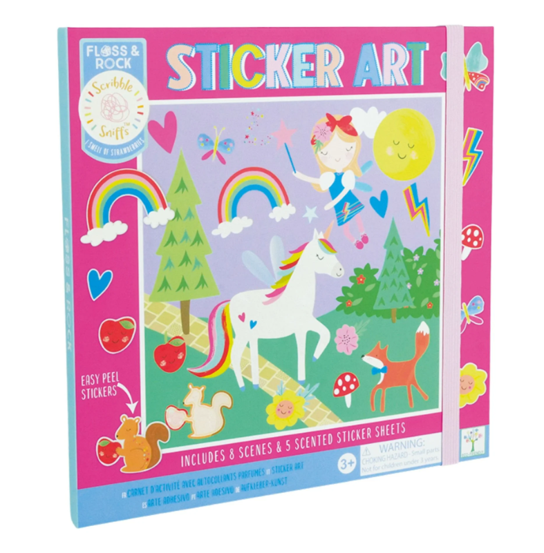 Floss & Rock Kokulu Sticker Aktivite Kitabı- Rainbow Fairy