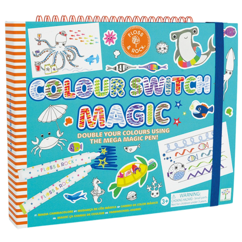 Floss &  Rock Renk Değiştiren Sihirli Aktivite Kitabı- Ocean