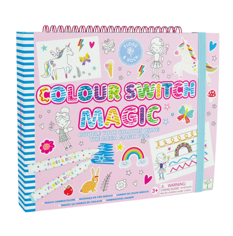 Floss & Rock Renk Değiştiren Sihirli Aktivite Kitabı- Rainbow Fairy