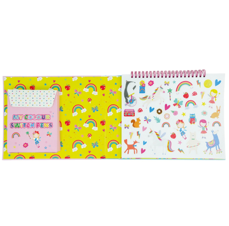 Floss & Rock Renk Değiştiren Sihirli Aktivite Kitabı- Rainbow Fairy