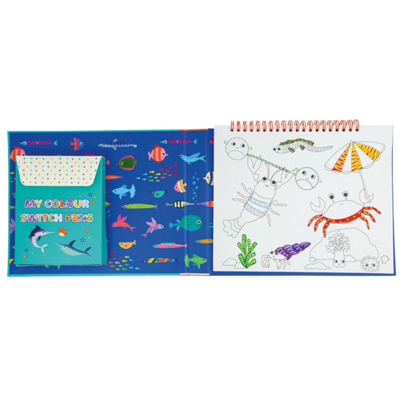 Floss &  Rock Renk Değiştiren Sihirli Aktivite Kitabı- Ocean