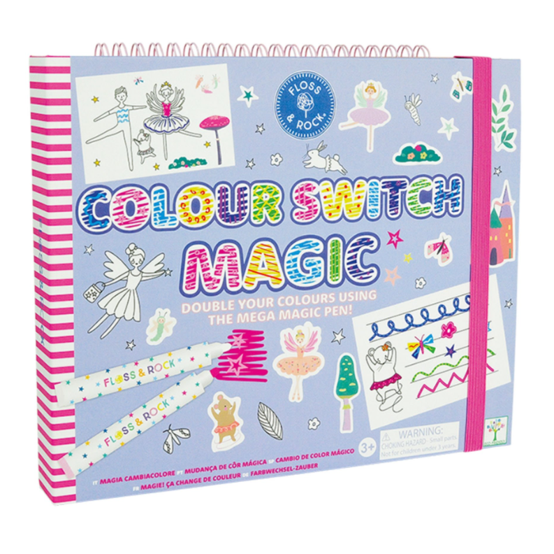 Floss & Rock Renk Değiştiren Sihirli Aktivite Kitabı- Enchanted