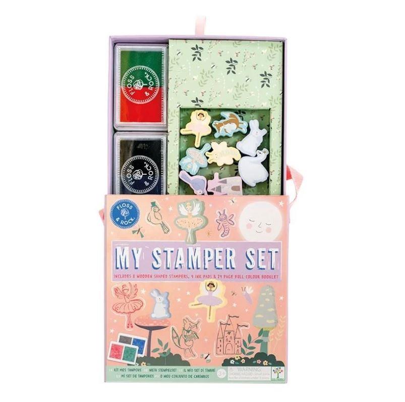 Floss & Rock Stamper Ahşap Baskı Seti / Enchanted
