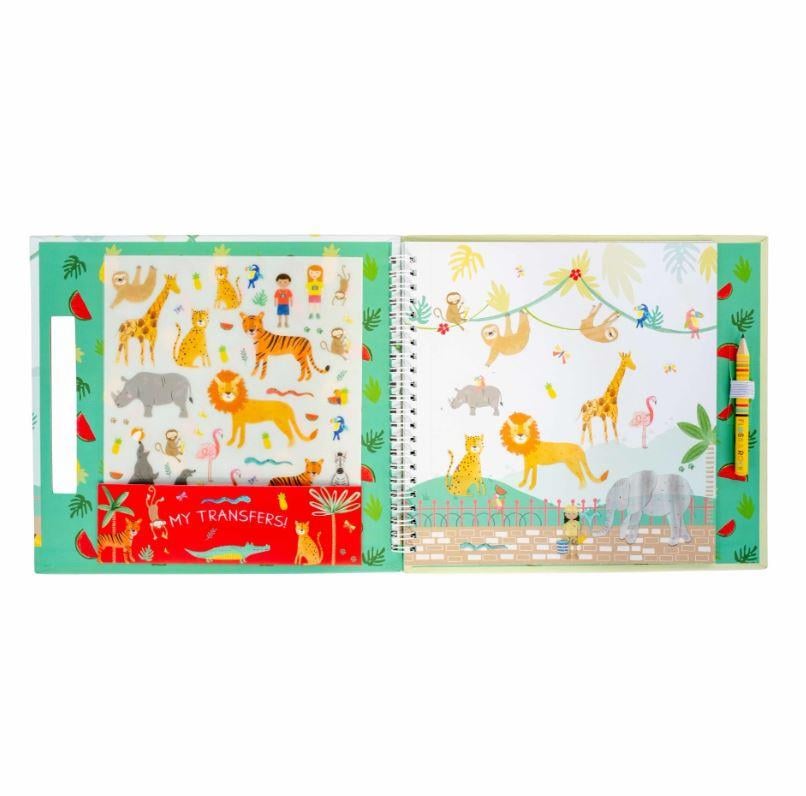 Floss & Rock Transfer Fun Aktivite Kitabı / Jungle
