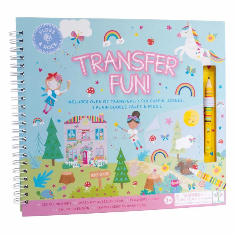 Floss & Rock Transfer Fun Aktivite Kitabı / Rainbow Fairy