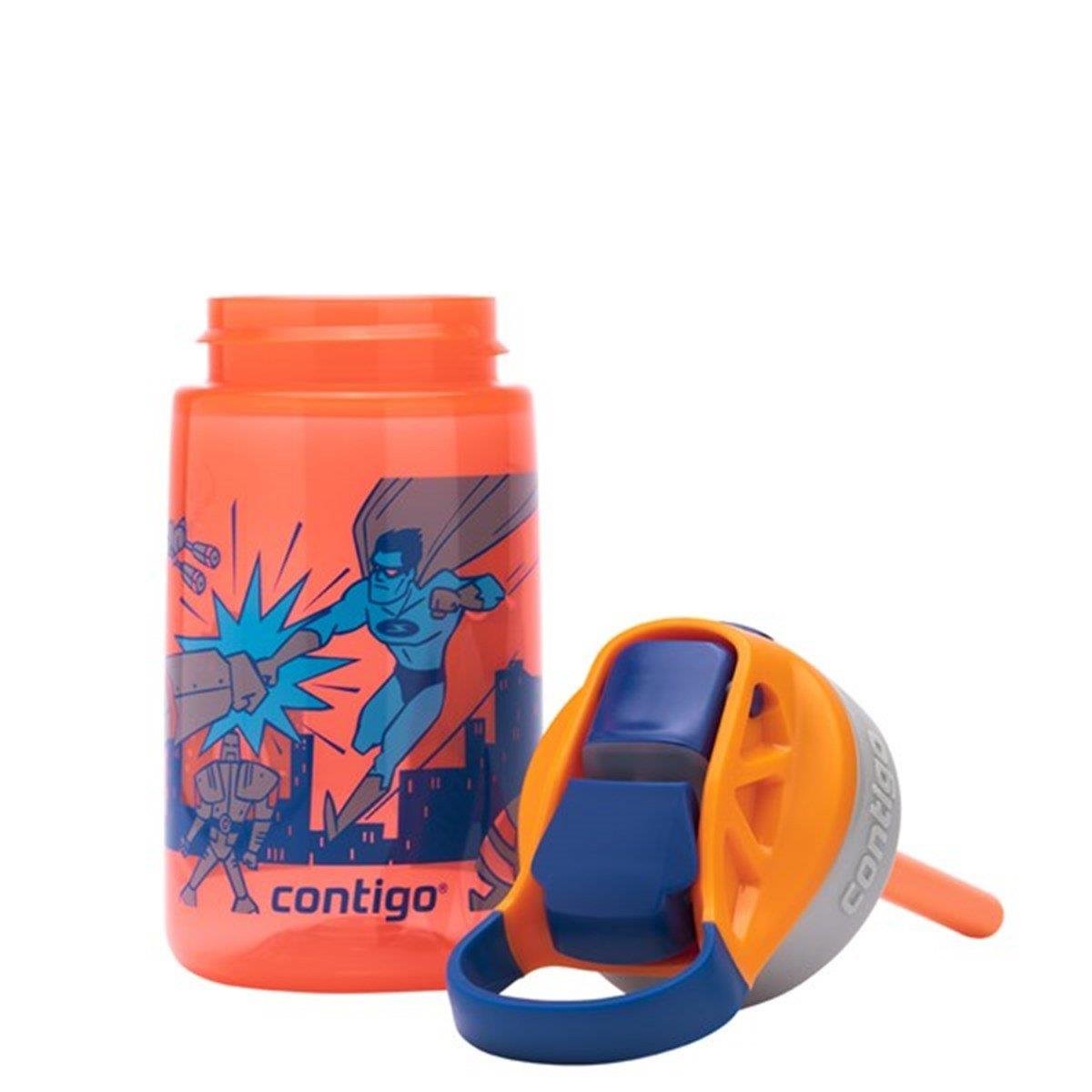 Gizmo Flip Süper Kahraman Çocuk Suluğu  420ml Turuncu