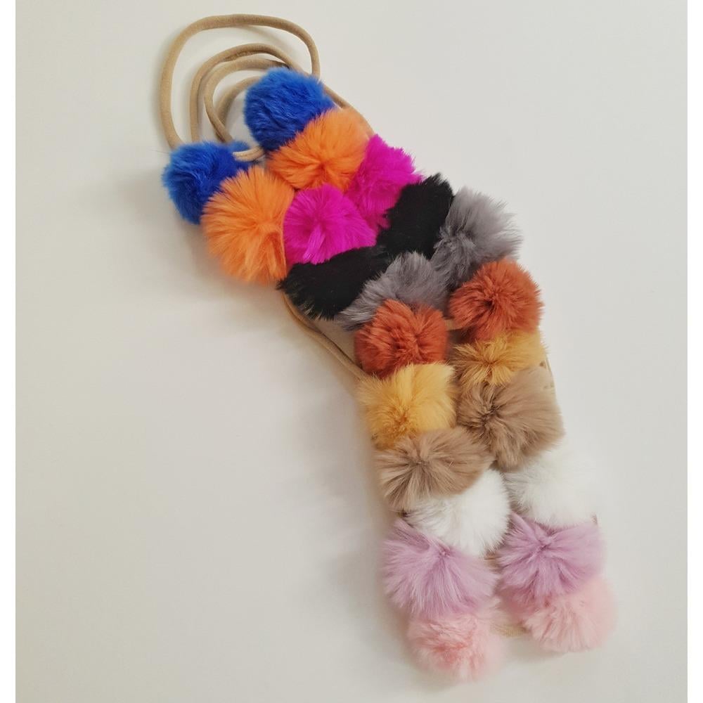 İpobomi Bunny Saç Bandı Pudra