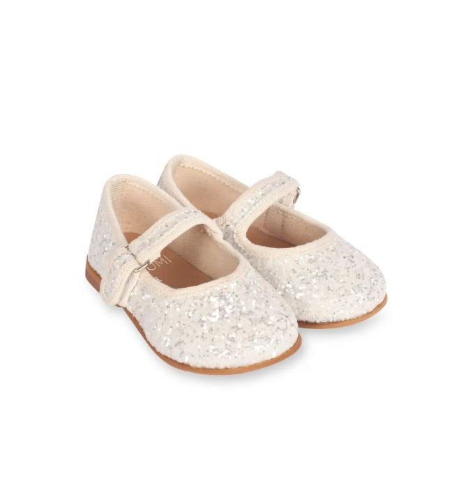 İpobomi Sparkle Tabanlı Babet Beyaz