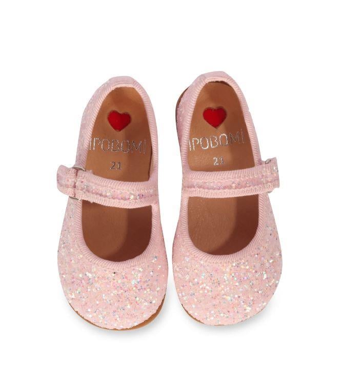 İpobomi Sparkle Tabanlı Babet Pembe
