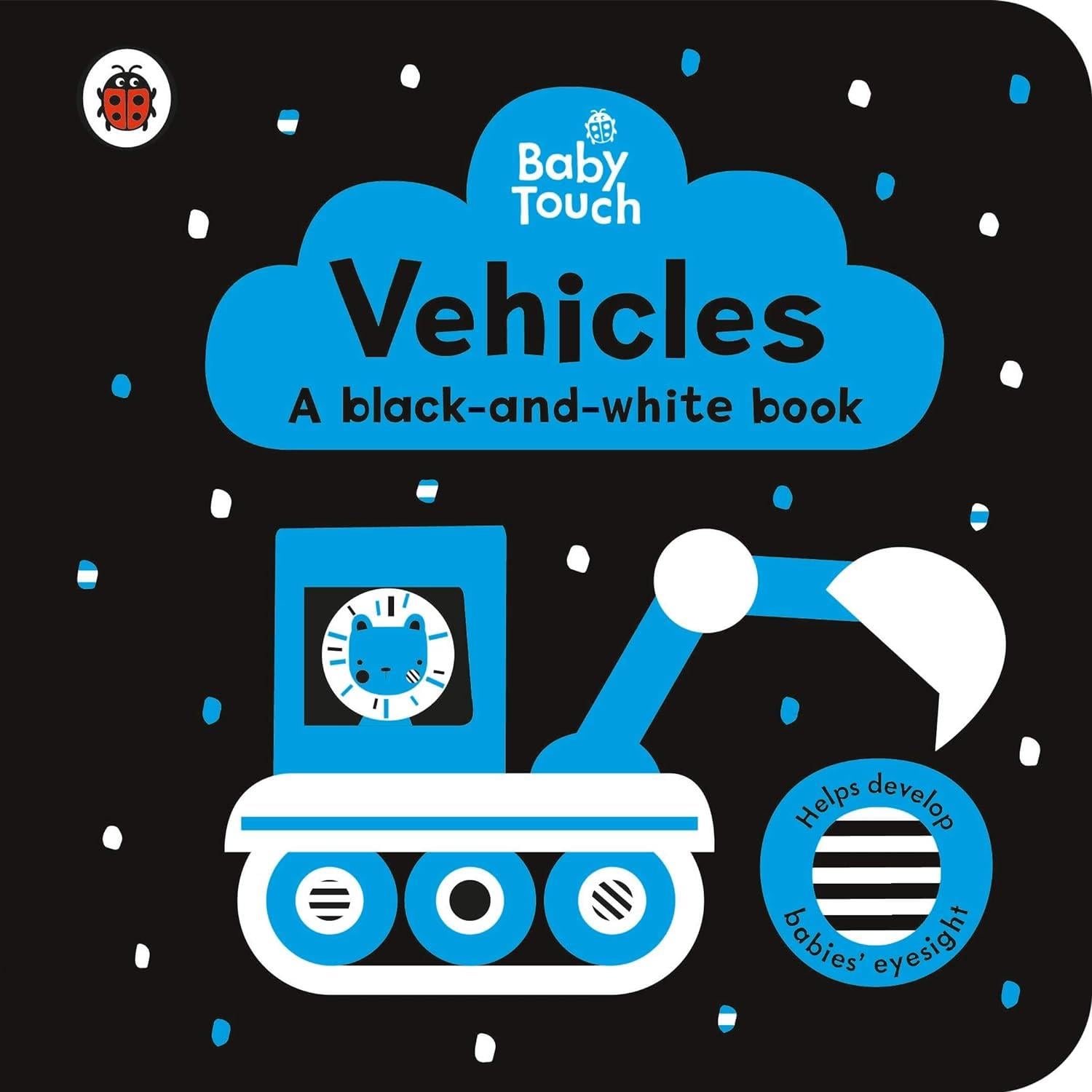 Ladybird - BABY TOUCH - VEHICLES BLACK AND WHITE BOOK