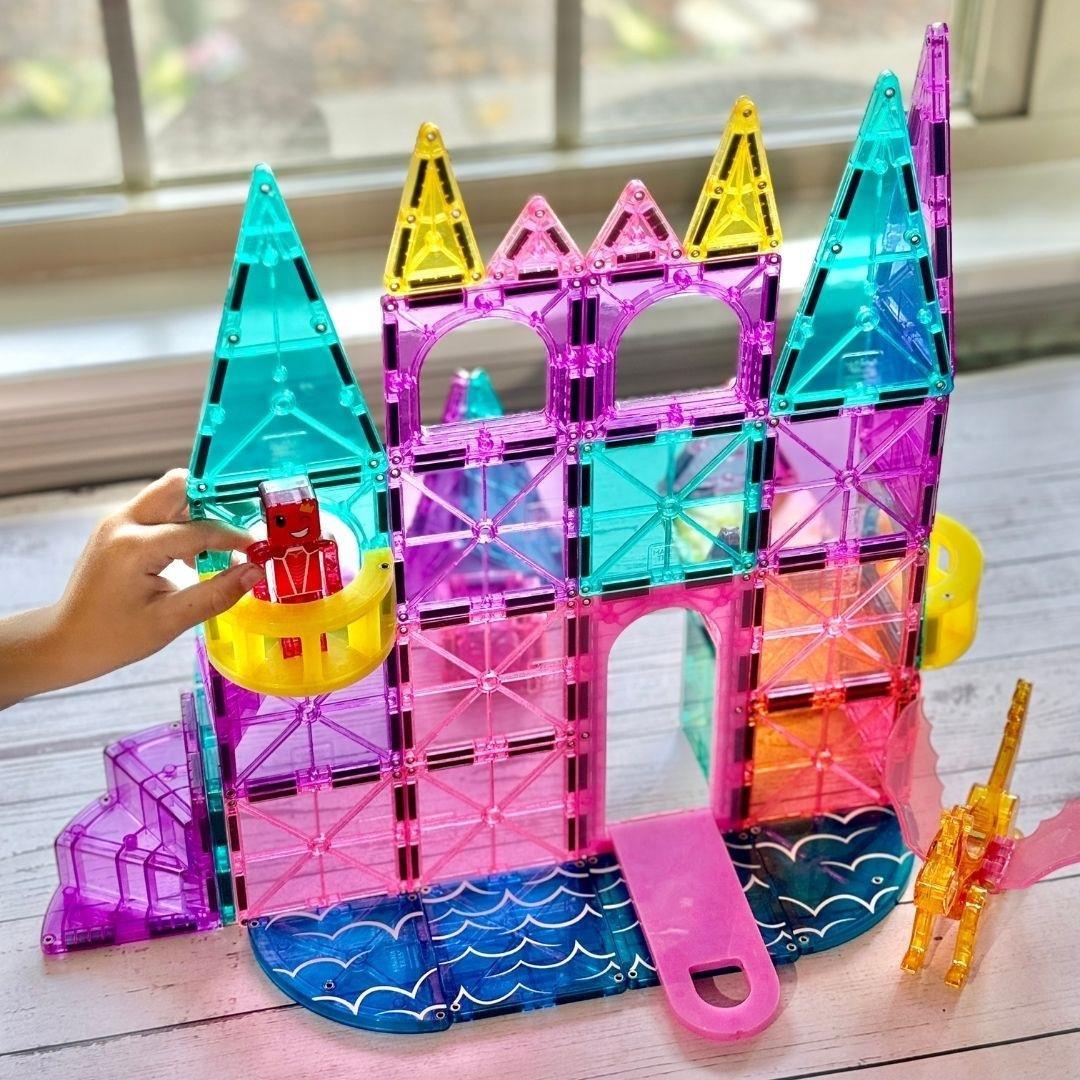 Magna- Tiles Castle DLX+ MicroMAGS Prenses Şatosu 48 Parça
