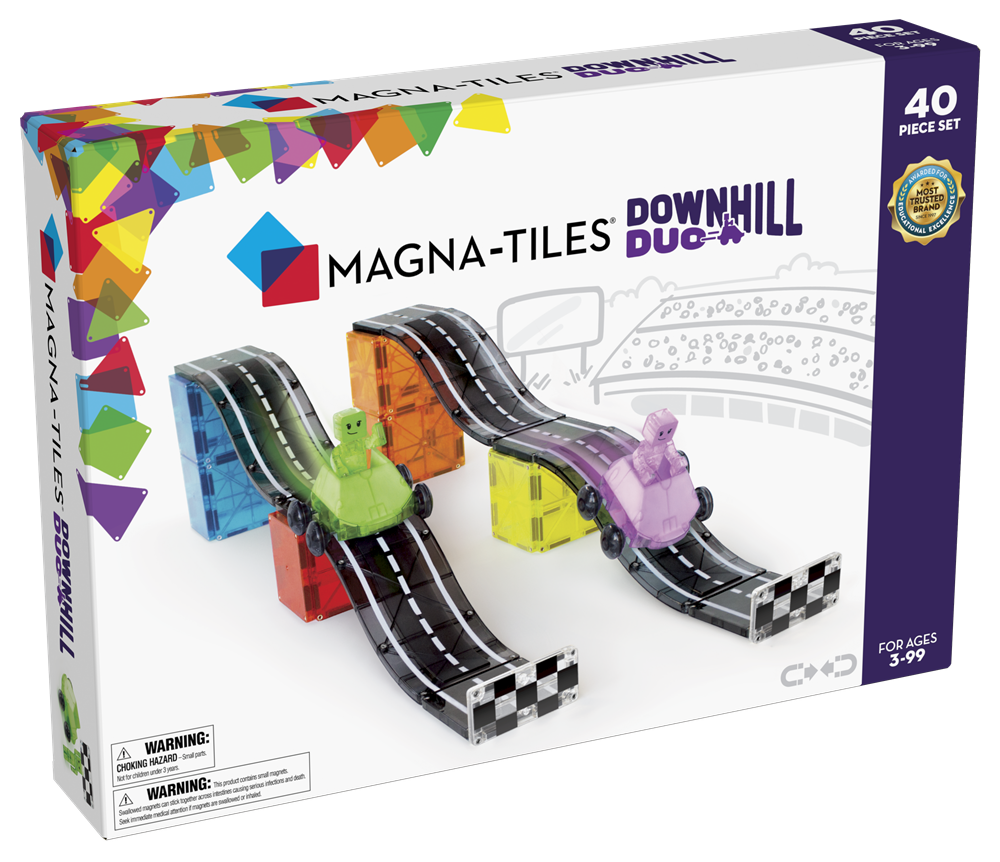 Magna-Tiles - Downhill Duo 40-Piece Set - Yokuş Aşağı 2li - 40 Parça