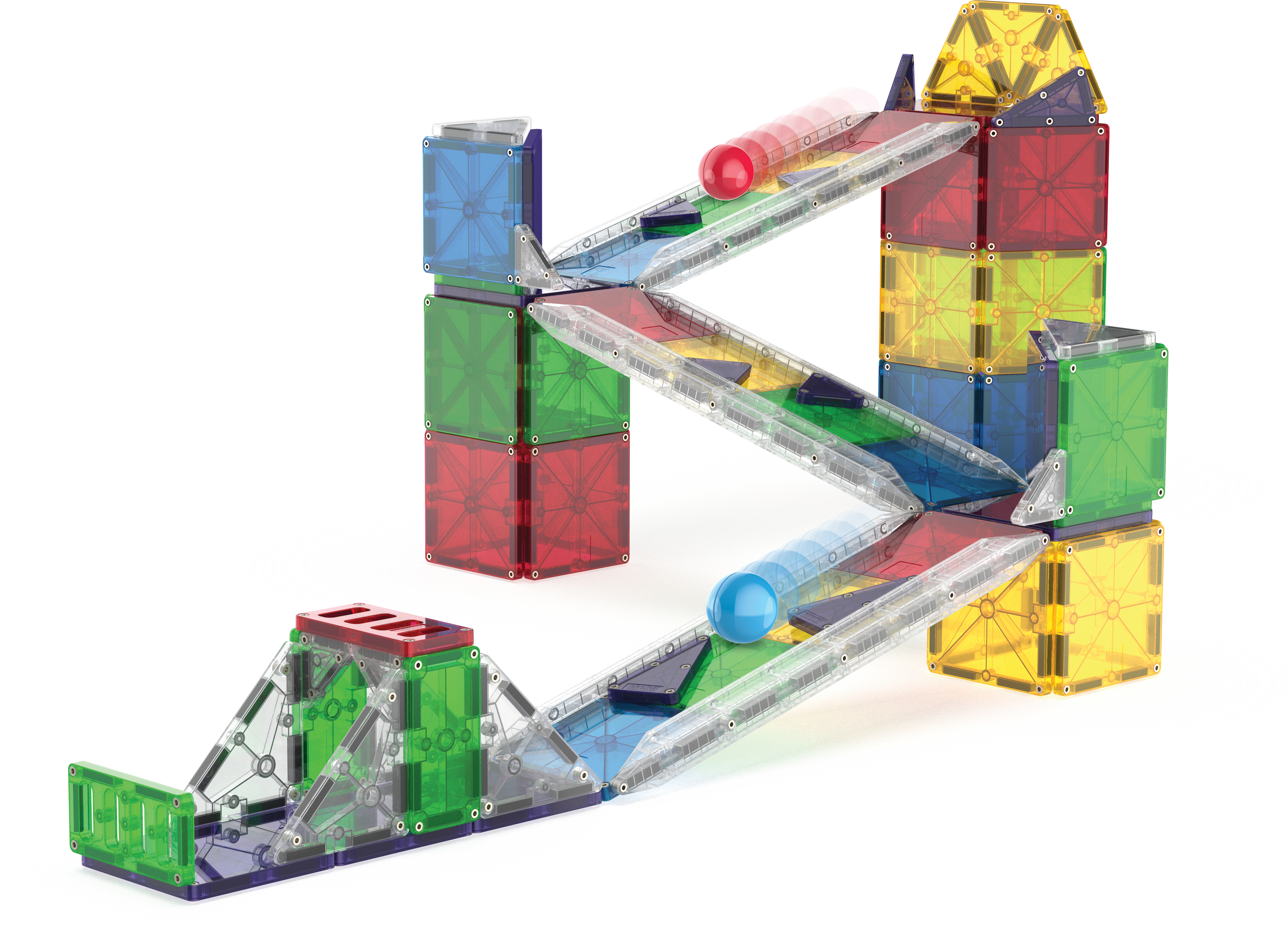 Magna - Tiles Rail Racers - 33 Parça