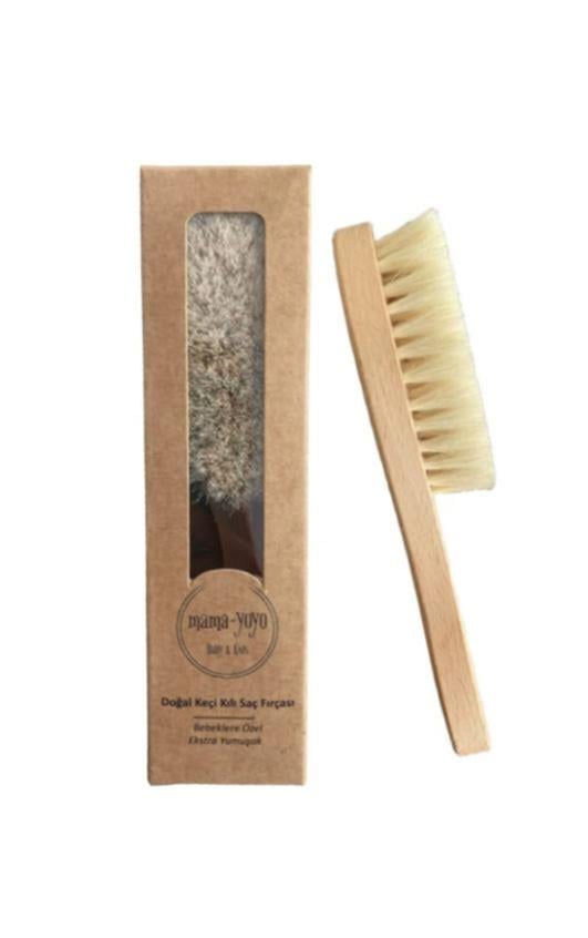 Mama Yoyo Doğal Keçi Kılı Saç Fırçası TEKLİ