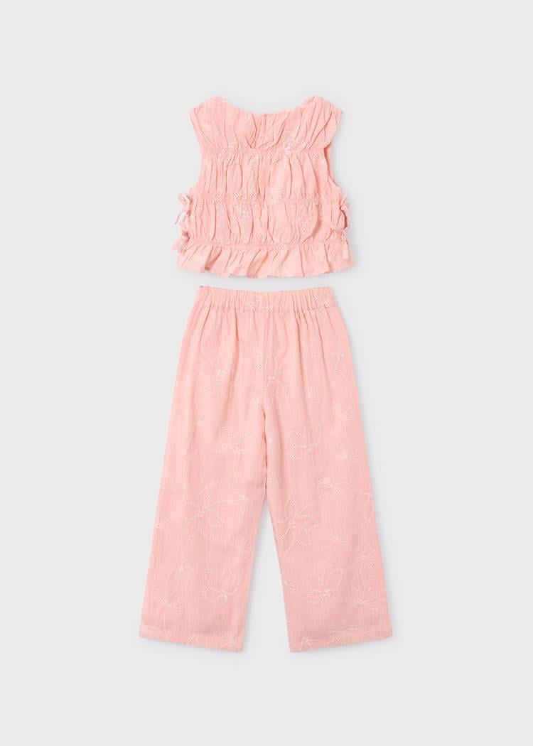 Mayoral Bluz Pantolon Set Pembe