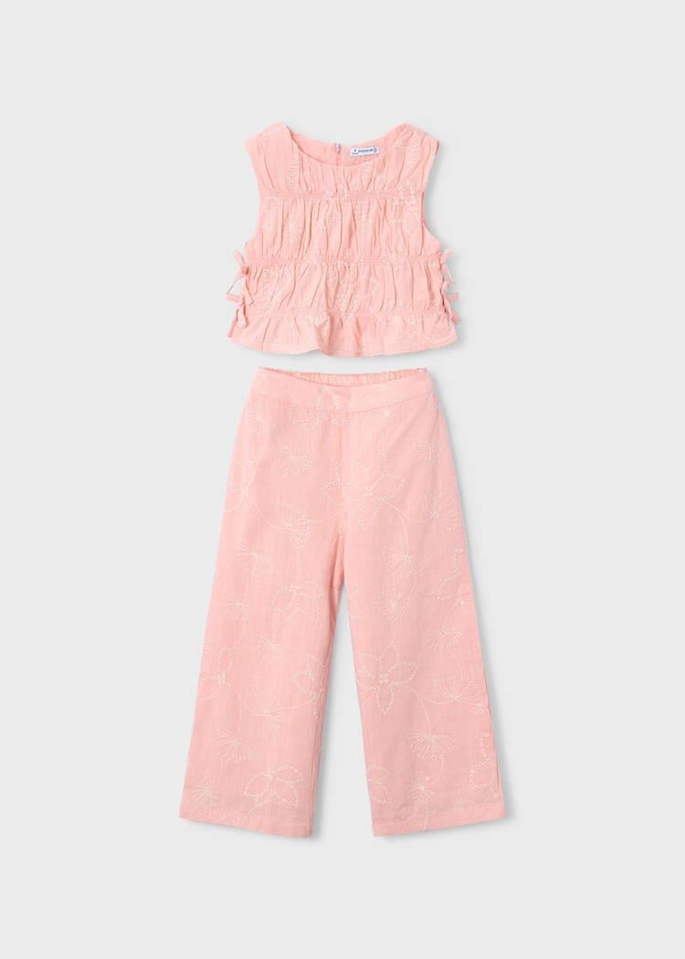 Mayoral Bluz Pantolon Set Pembe