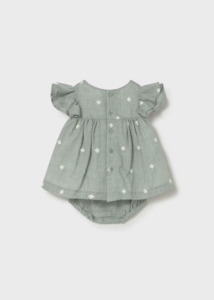 Mayoral Nakışlı Elbise Mint