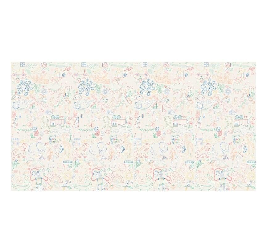 Meri Meri - Colour in Tablecloth - Boyama Etkinliği Kağıt Masa Örtüsü