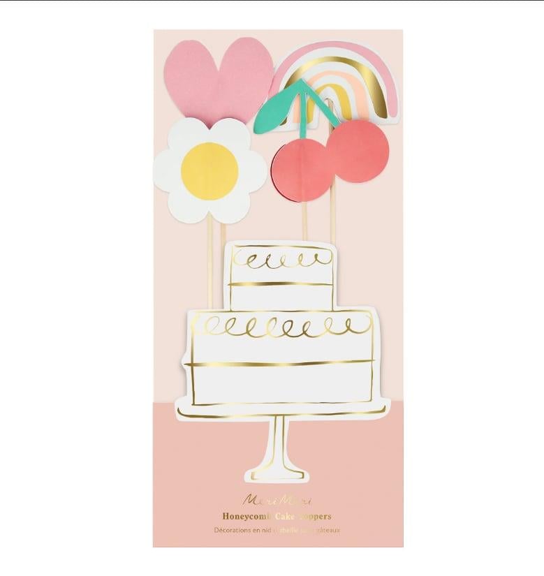 Meri Meri - Icons Cake Toppers - İkonlar Pasta Süsleri (x4)