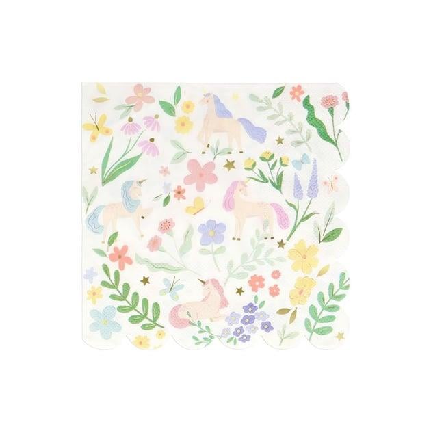 Meri Meri - Unicorn Peçeteler - L - 16 Adet