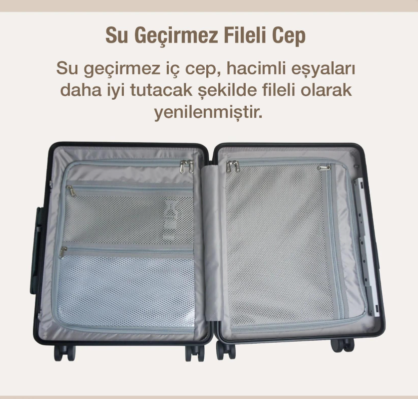 MiaMily Carry On Kabin Boy Valiz - Champagne Gold