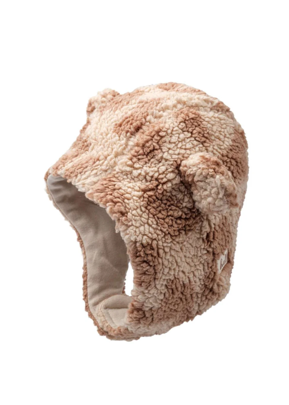 Miela Kids Kulaklı Peluş Bere Leopar