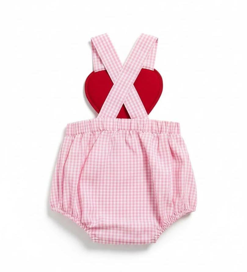 Miela Kids Little Love Salopet Pembe