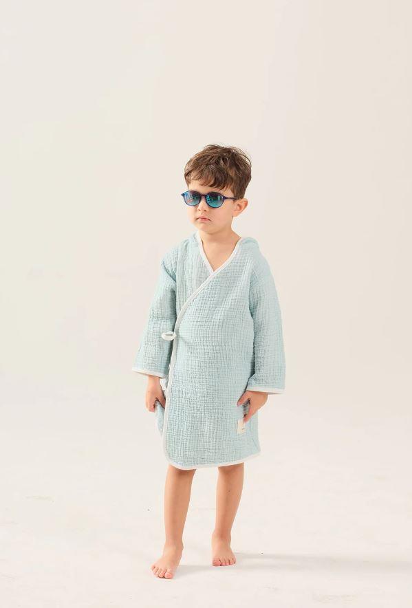 Miela Kids Marshmallow Kimono Bornoz - Açık Mint STD