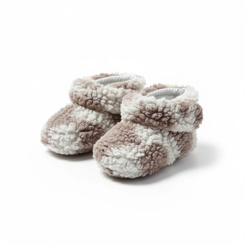 Miela Kids Peluş Patik Leopar