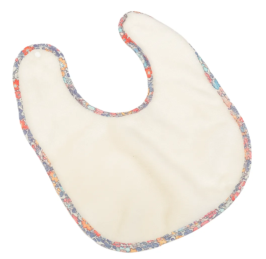 Mini & Kids Liberty Desenli 2li Kız Bebek Mama Önlük Seti Liberty