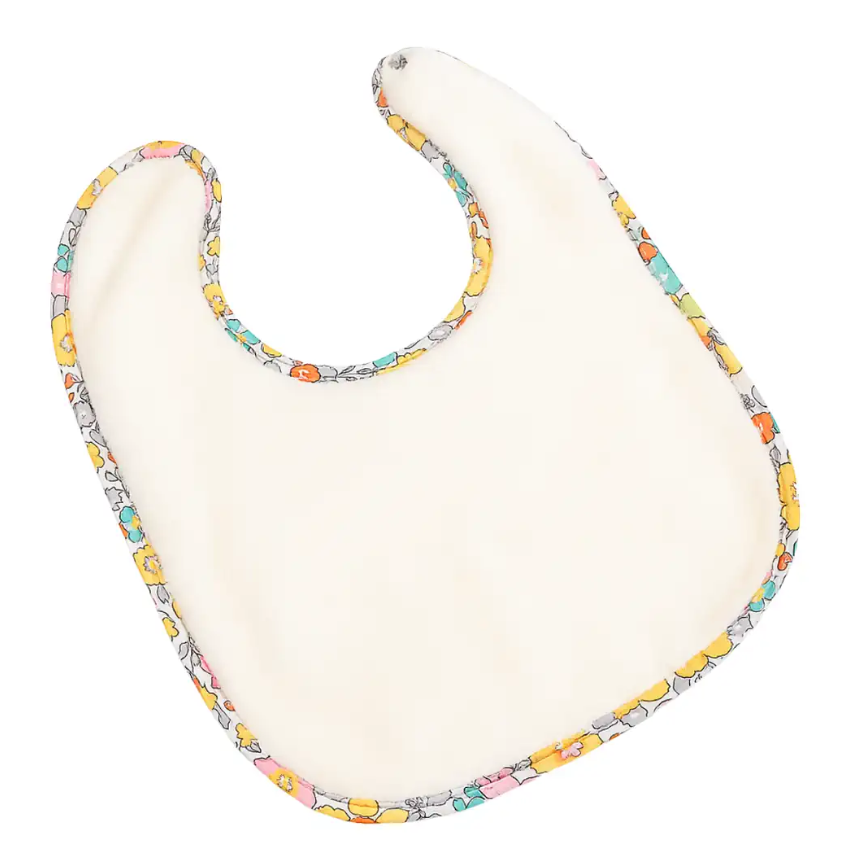 Mini & Kids Liberty Desenli 2li Kız Bebek Mama Önlük Seti Liberty