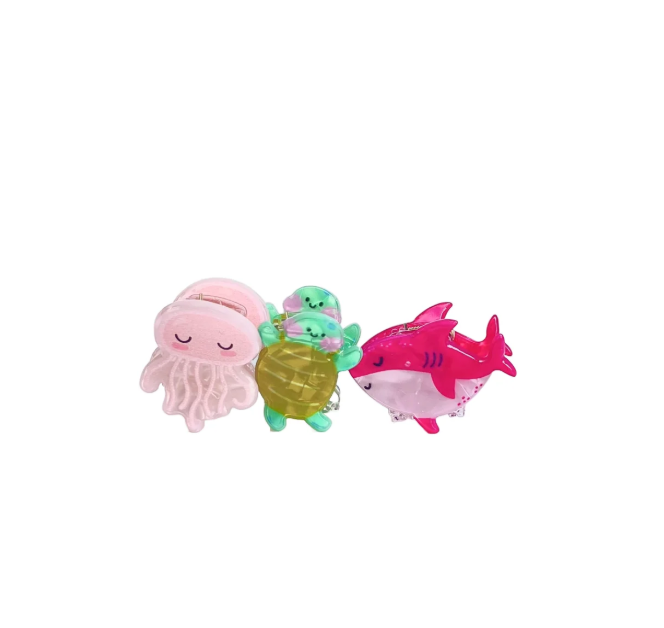 Mini & Kids Little Mermaids Hair Clips Small Deniz Kaplumbağası