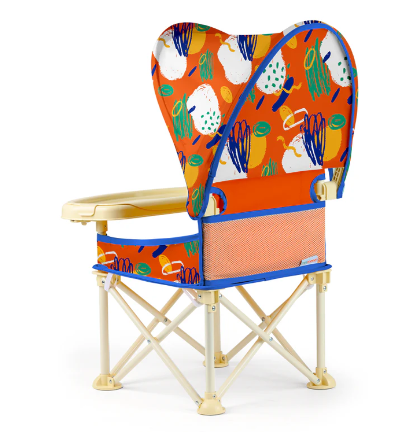 Minimono Plus Portatif Katlanabilir Mama Sandalyesi Turuncu