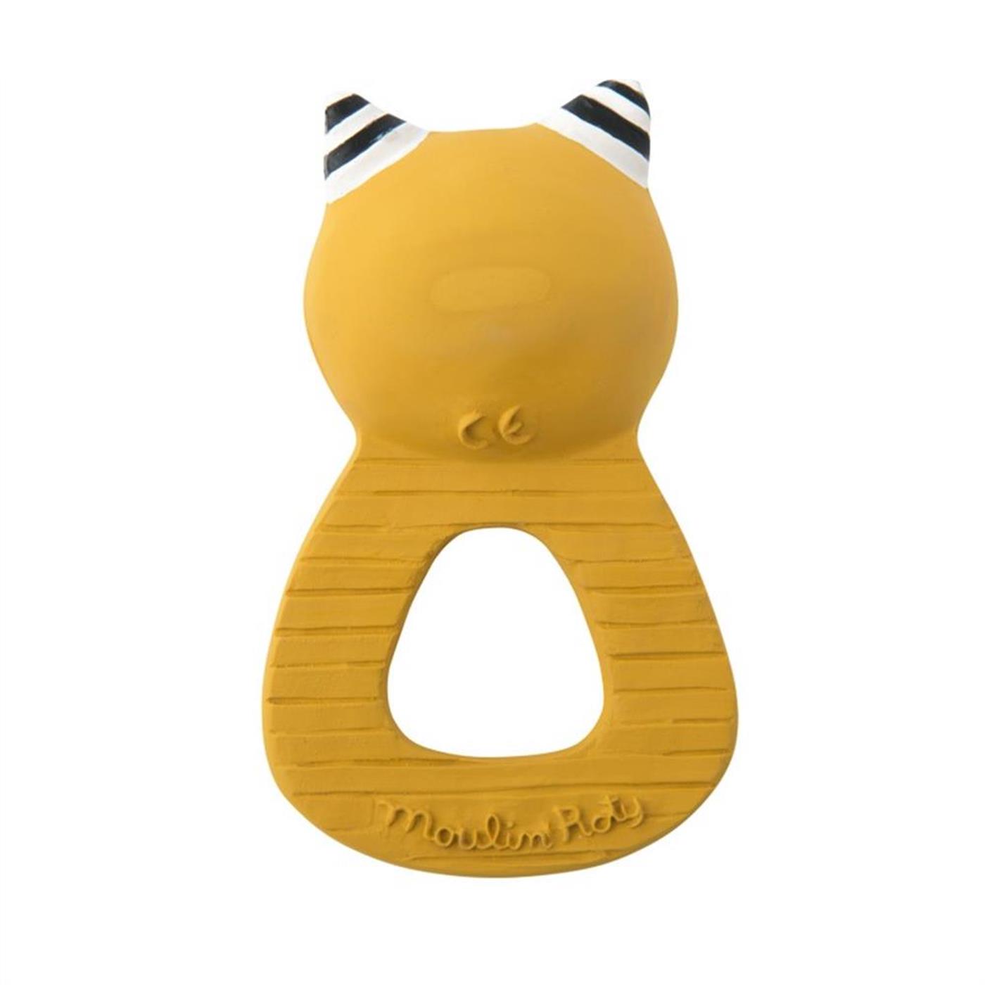 Moulin Roty Diş Kaşıma Halkası - Sarı Kedi