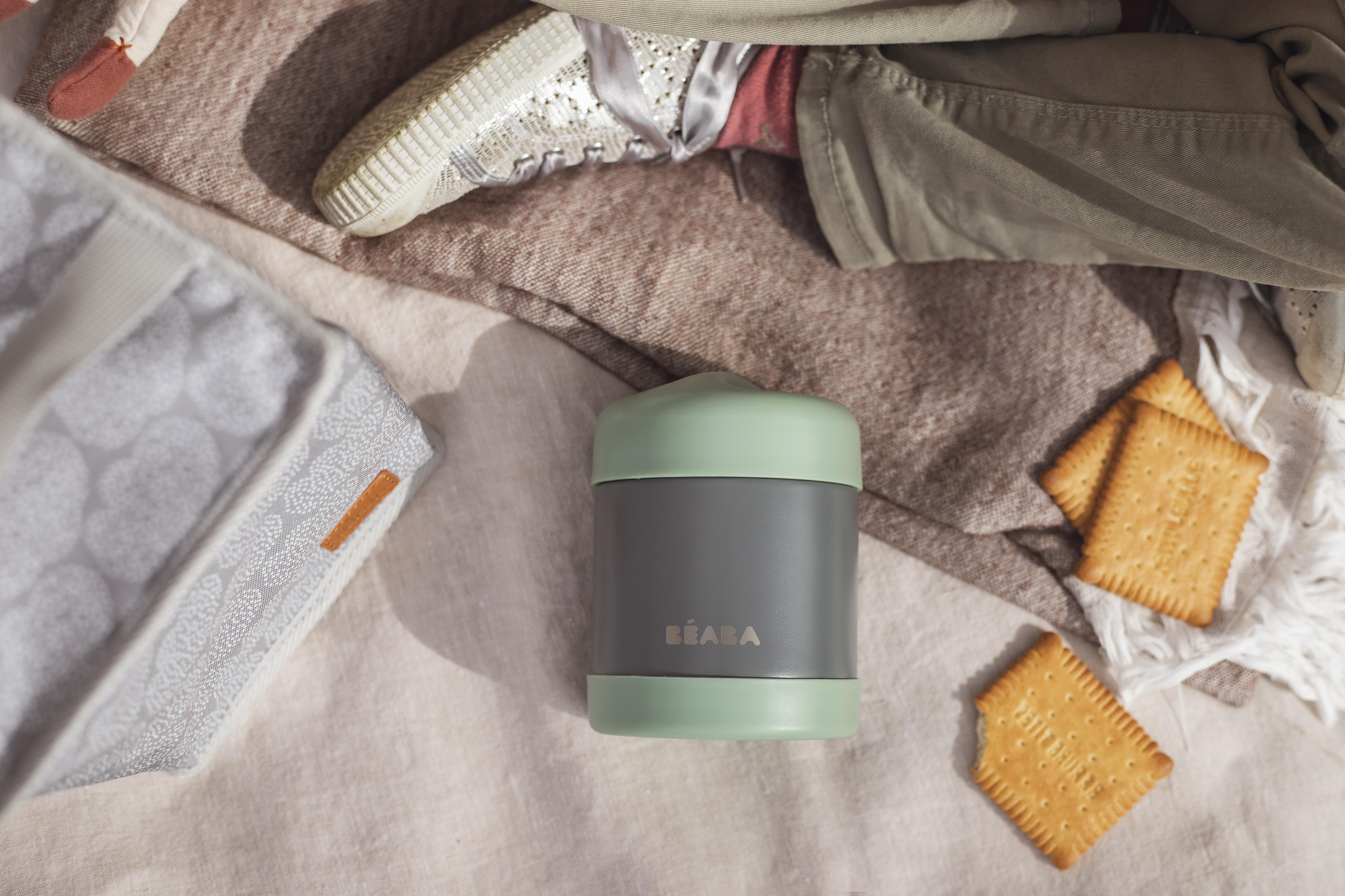 Paslanmaz Çelik Yiyecek Termosu,  Mineral grey/Sage green 300 ml