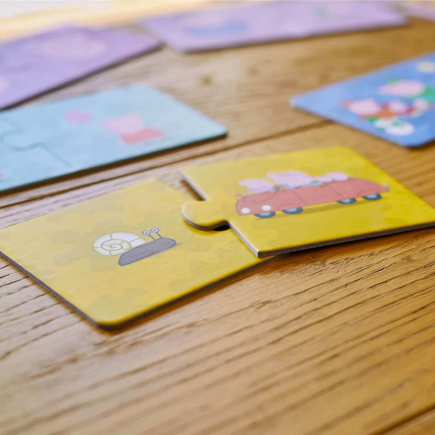 Peppa Pig - Puzzle Duo: Opposites - 2 Parçalı Sayılar Yapboz