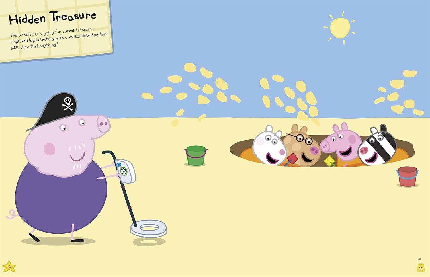 Peppa Pig: Treasure Hunt! Sticker Book