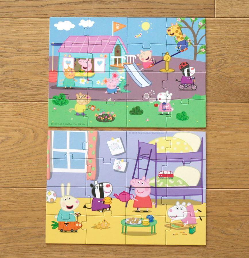 Peppa’s Friends: Çift Taraflı 8 + 2 Puzzle