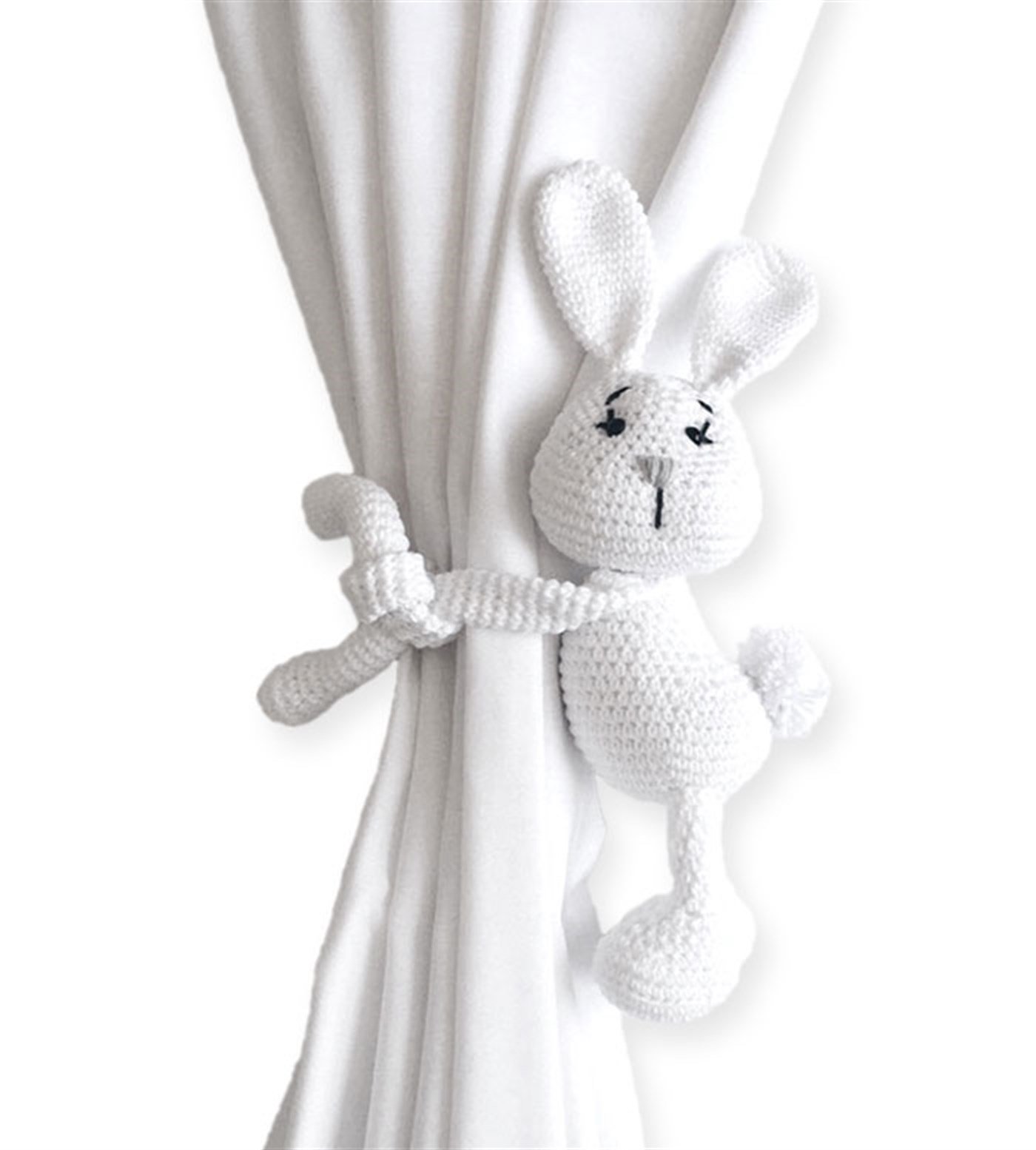 Perde Tavşanı Beyaz