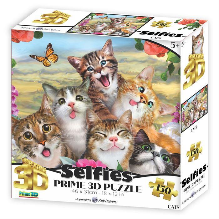 Prime 3D Puzzle +5 Yaş 150 Parça Kedi