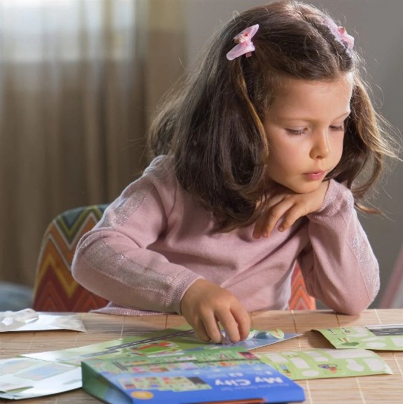 Reusable Sticker Set: My City