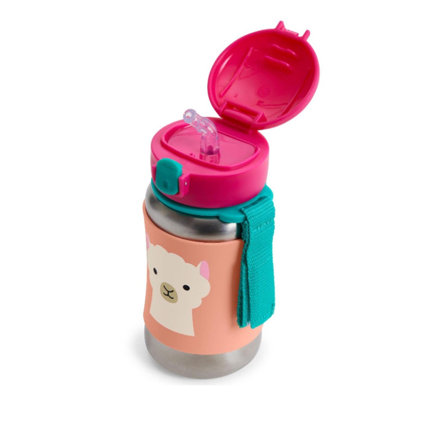 Skip Hop Lama Pipetli Çelik Suluk