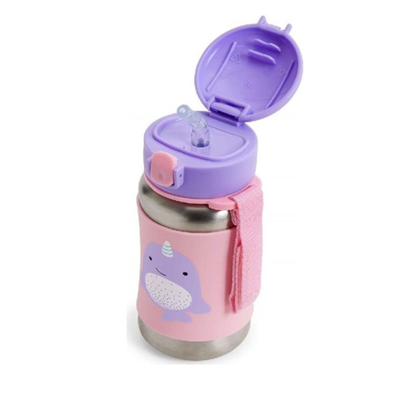 Skip Hop Narwhal Pipetli Çelik Suluk