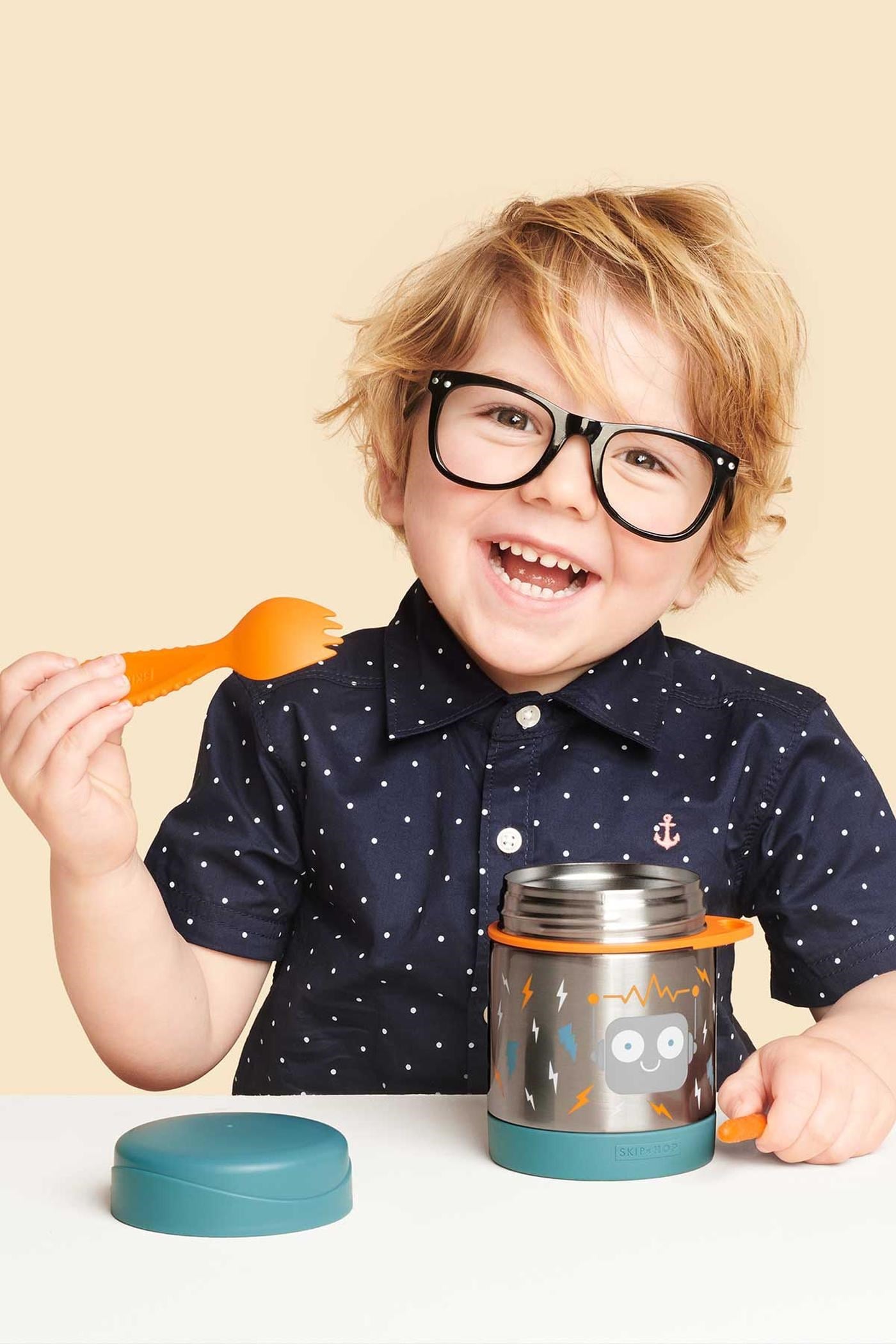 Skip Hop Robot Paslanmaz Çelik Termos