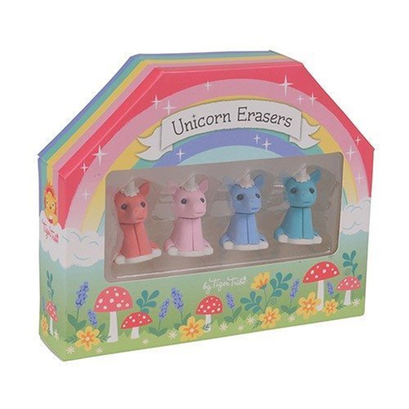 Tiger Tribe 4'lü Unicorn Silgi Seti 